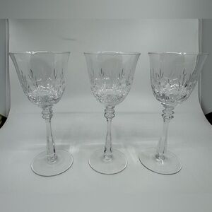 Mikasa Cameo Water Goblets Set Of 3 *READ*